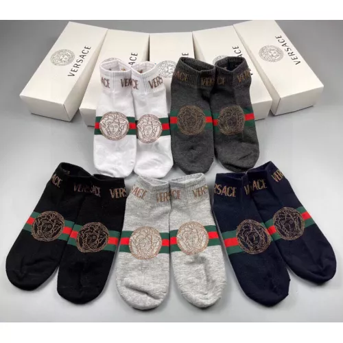 Versace Socks For Men #1324620 $25.00 USD, Wholesale Replica Versace Socks