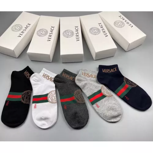 Replica Versace Socks For Men #1324620 $25.00 USD for Wholesale