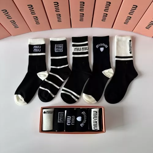 MIU MIU Socks #1324638 $29.00 USD, Wholesale Replica MIU MIU Socks