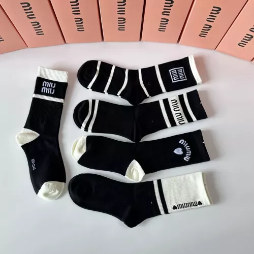 Replica MIU MIU Socks #1324638 $29.00 USD for Wholesale
