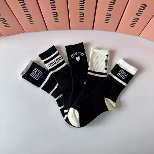 Replica MIU MIU Socks #1324638 $29.00 USD for Wholesale