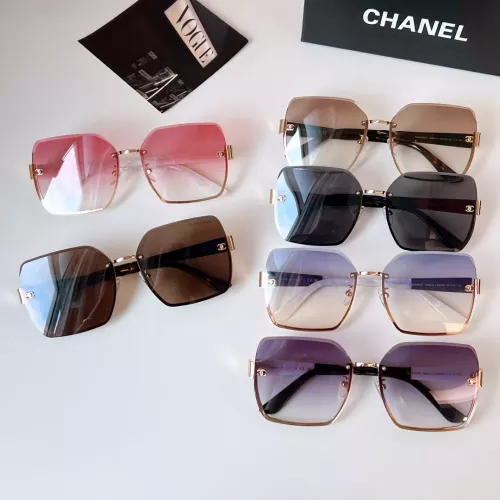 Replica Chanel AAA Quality Sunglasses #1325232 $60.00 USD for Wholesale