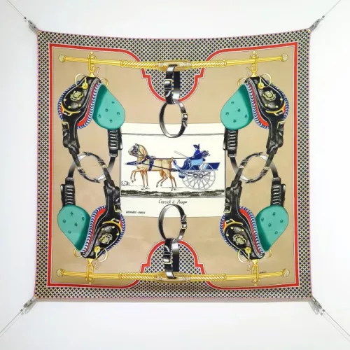 Hermes Silk Squares #1326166 $64.00 USD, Wholesale Replica Hermes Scarf