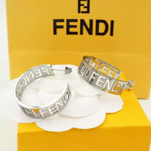 Fendi Earrings For Women #1326247 $32.00 USD, Wholesale Replica Fendi Earrings