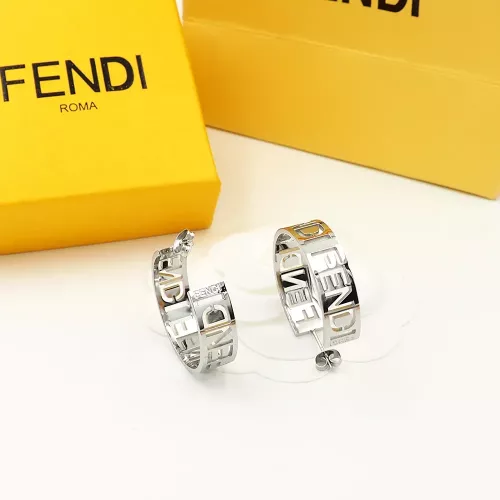 Replica Fendi Earrings For Women #1326247 $32.00 USD for Wholesale