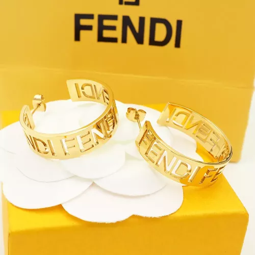 Fendi Earrings For Women #1326251 $32.00 USD, Wholesale Replica Fendi Earrings