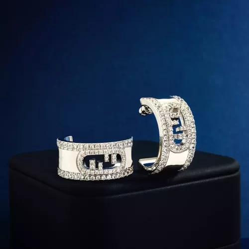 Fendi Earrings For Women #1327286 $34.00 USD, Wholesale Replica Fendi Earrings