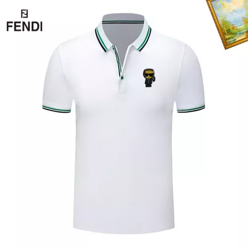 Fendi T-Shirts Short Sleeved For Men #1327742 $29.00 USD, Wholesale Replica Fendi T-Shirts