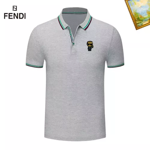 Fendi T-Shirts Short Sleeved For Men #1327743 $29.00 USD, Wholesale Replica Fendi T-Shirts