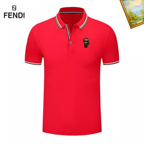 Fendi T-Shirts Short Sleeved For Men #1327745 $29.00 USD, Wholesale Replica Fendi T-Shirts