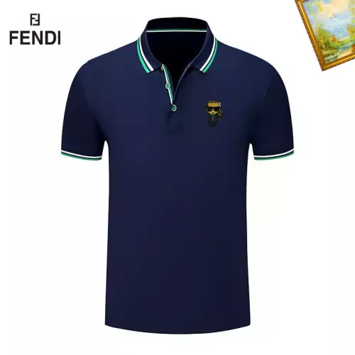 Fendi T-Shirts Short Sleeved For Men #1327747 $29.00 USD, Wholesale Replica Fendi T-Shirts