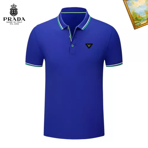 Prada T-Shirts Short Sleeved For Men #1327760 $29.00 USD, Wholesale Replica Prada T-Shirts