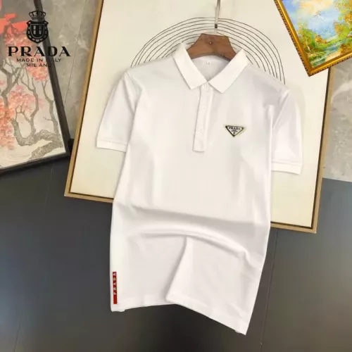 Prada T-Shirts Short Sleeved For Men #1327835 $29.00 USD, Wholesale Replica Prada T-Shirts