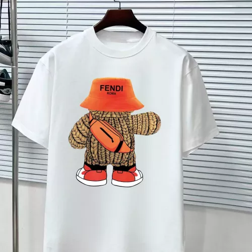 Fendi T-Shirts Short Sleeved For Unisex #1327974 $34.00 USD, Wholesale Replica Fendi T-Shirts