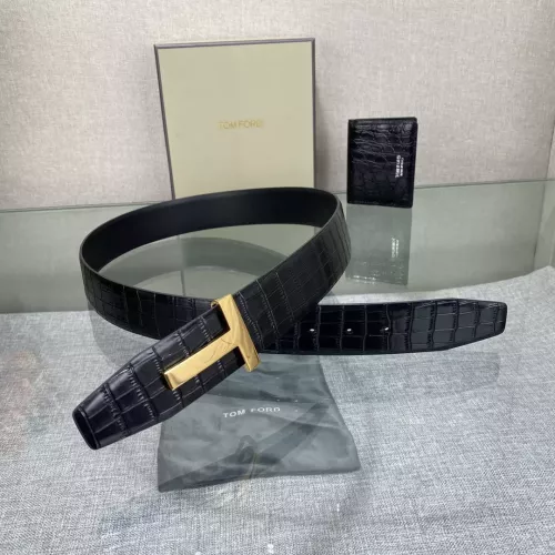 Replica Tom Ford AAA Quality Belts In 4.0cm For Men #1329134 $64.00 USD for Wholesale