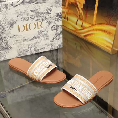 Replica Christian Dior Slippers For Women #1329197 $80.00 USD for Wholesale