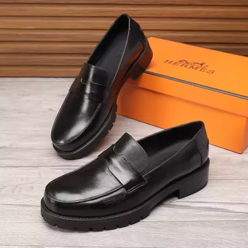 Hermes Leather Shoes For Men #1329631 $96.00 USD, Wholesale Replica Hermes Leather Shoes