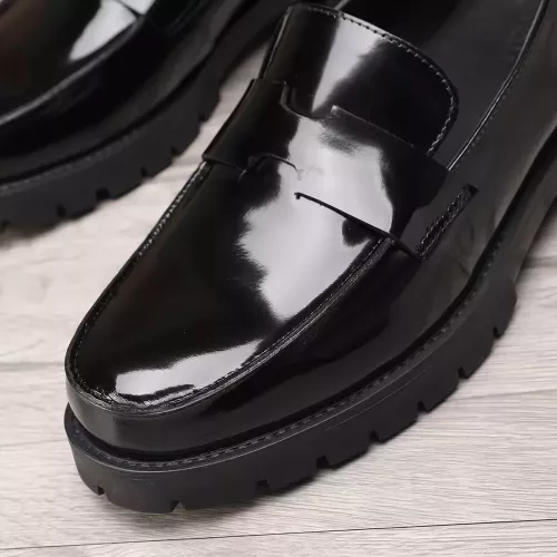 Replica Hermes Leather Shoes For Men #1329632 $96.00 USD for Wholesale