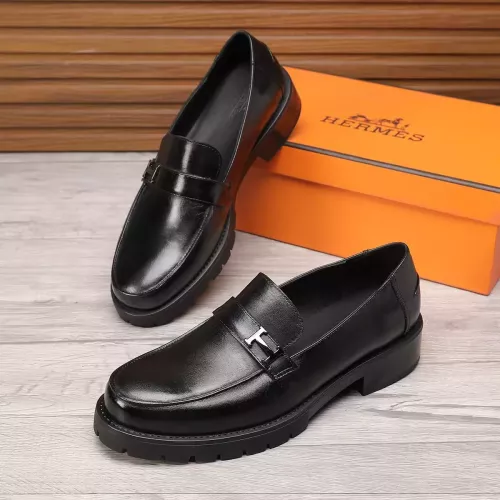 Hermes Leather Shoes For Men #1329633 $96.00 USD, Wholesale Replica Hermes Leather Shoes