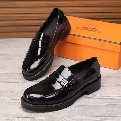 Hermes Leather Shoes For Men #1329634 $96.00 USD, Wholesale Replica Hermes Leather Shoes