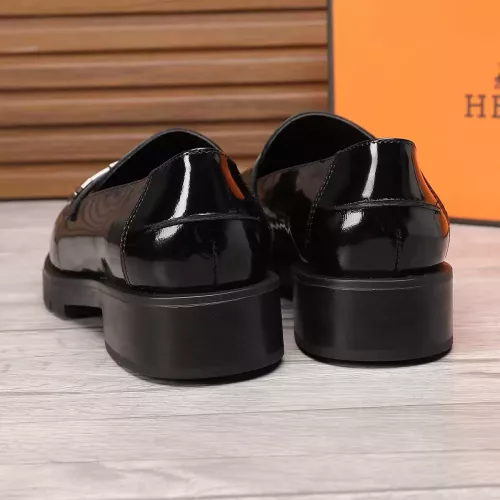 Replica Hermes Leather Shoes For Men #1329634 $96.00 USD for Wholesale