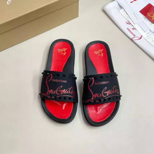 Replica Christian Louboutin CL Slippers For Men #1329703 $60.00 USD for Wholesale