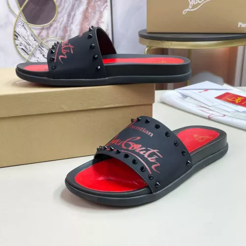 Replica Christian Louboutin CL Slippers For Men #1329703 $60.00 USD for Wholesale