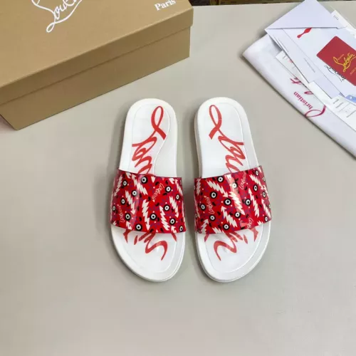 Replica Christian Louboutin CL Slippers For Men #1329712 $52.00 USD for Wholesale