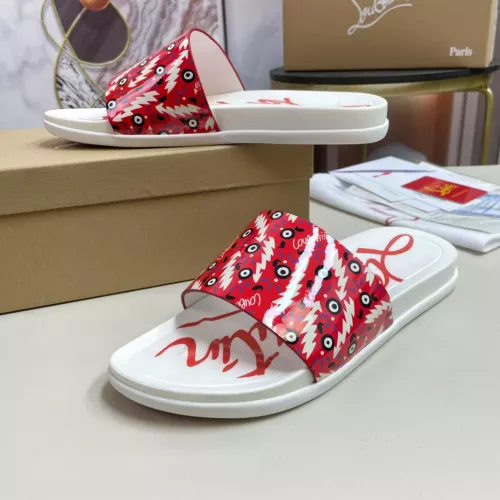 Replica Christian Louboutin CL Slippers For Men #1329712 $52.00 USD for Wholesale
