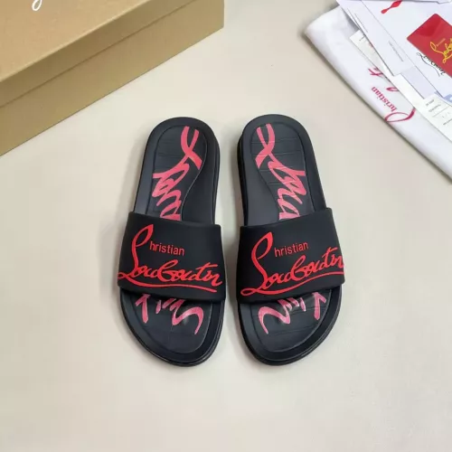 Replica Christian Louboutin CL Slippers For Men #1329721 $52.00 USD for Wholesale