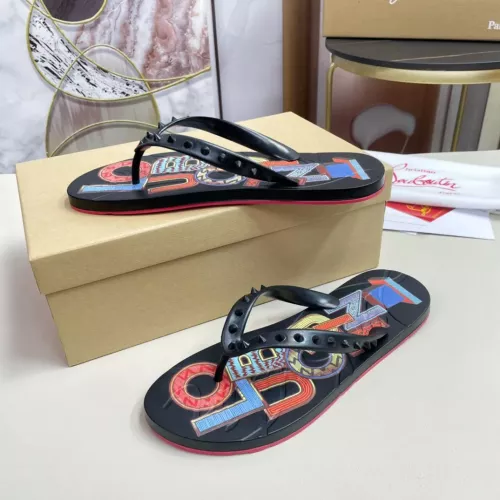 Replica Christian Louboutin CL Slippers For Men #1329729 $48.00 USD for Wholesale