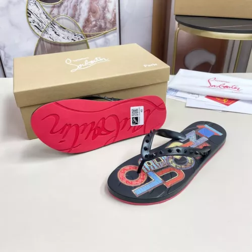 Replica Christian Louboutin CL Slippers For Men #1329729 $48.00 USD for Wholesale
