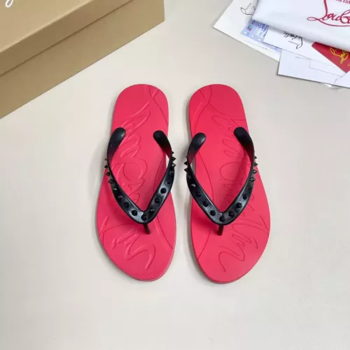 Replica Christian Louboutin CL Slippers For Men #1329733 $45.00 USD for Wholesale