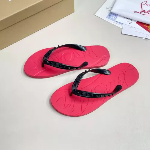 Replica Christian Louboutin CL Slippers For Men #1329733 $45.00 USD for Wholesale