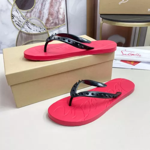 Replica Christian Louboutin CL Slippers For Men #1329733 $45.00 USD for Wholesale