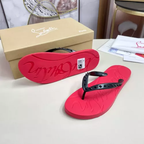 Replica Christian Louboutin CL Slippers For Men #1329733 $45.00 USD for Wholesale