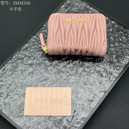 MIU MIU Card Case For Women #1329824 $38.00 USD, Wholesale Replica MIU MIU Wallets