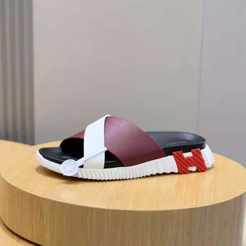 Replica Hermes Slippers For Men #1329888 $68.00 USD for Wholesale