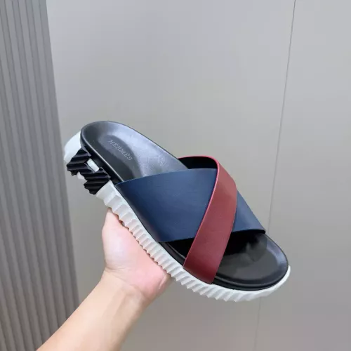 Replica Hermes Slippers For Men #1329889 $68.00 USD for Wholesale