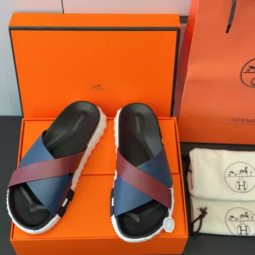 Replica Hermes Slippers For Men #1329889 $68.00 USD for Wholesale