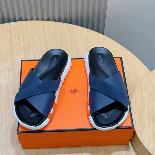 Replica Hermes Slippers For Men #1329890 $68.00 USD for Wholesale