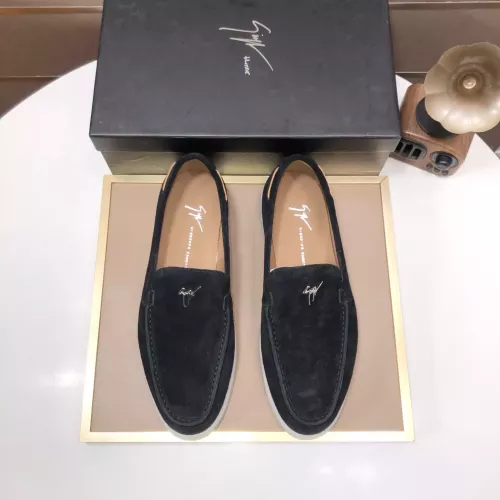 Replica Giuseppe Zanotti GZ Leather Shoes For Men #1329914 $102.00 USD for Wholesale