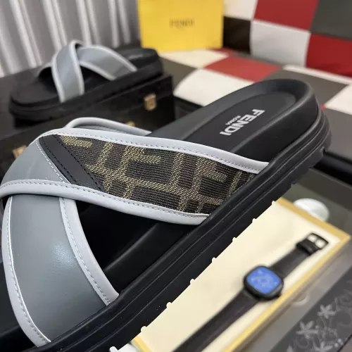 Replica Fendi Slippers For Men #1329934 $60.00 USD for Wholesale