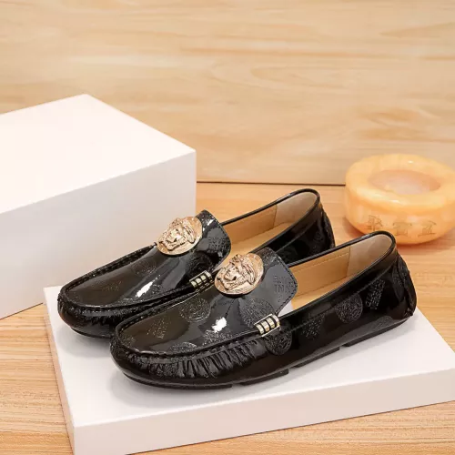 Versace Leather Shoes For Men #1330112 $72.00 USD, Wholesale Replica Versace Leather Shoes