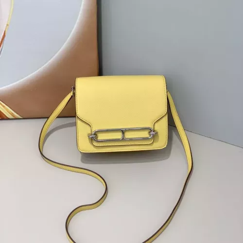 Hermes AAA Quality Messenger Bags In Silver For Women #1330164 $72.00 USD, Wholesale Replica Hermes AAA Quality Messenger Bags