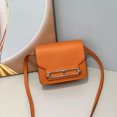 Hermes AAA Quality Messenger Bags In Silver For Women #1330176 $72.00 USD, Wholesale Replica Hermes AAA Quality Messenger Bags