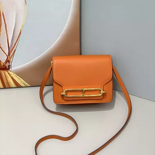 Hermes AAA Quality Messenger Bags In Gold For Women #1330177 $72.00 USD, Wholesale Replica Hermes AAA Quality Messenger Bags
