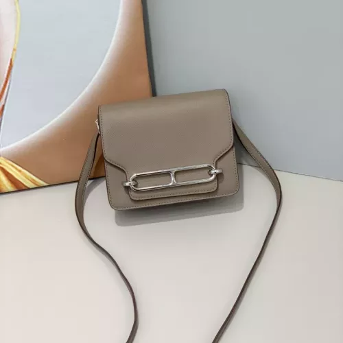 Hermes AAA Quality Messenger Bags In Silver For Women #1330180 $72.00 USD, Wholesale Replica Hermes AAA Quality Messenger Bags
