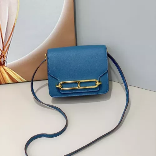 Hermes AAA Quality Messenger Bags In Gold For Women #1330185 $72.00 USD, Wholesale Replica Hermes AAA Quality Messenger Bags