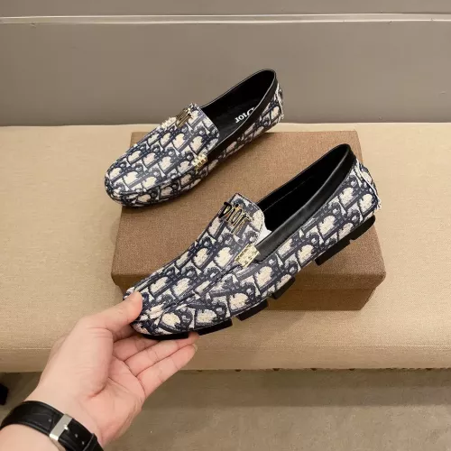 Replica Christian Dior Leather Shoes For Men #1330245 $72.00 USD for Wholesale